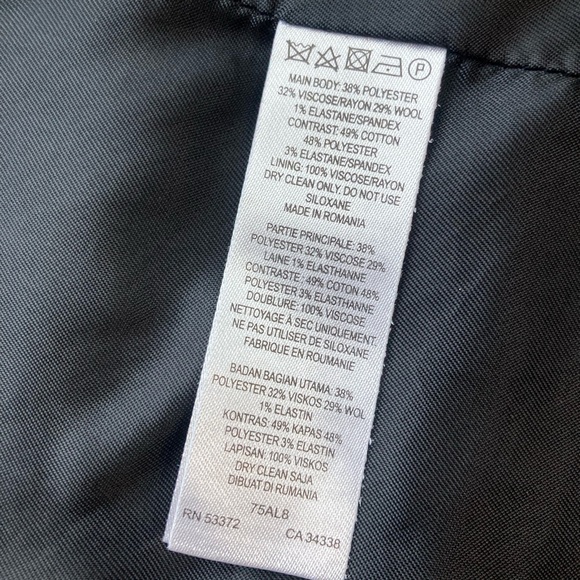 French Connection Mid Length Color Block Blazer Jacket - Picture 10 of 13